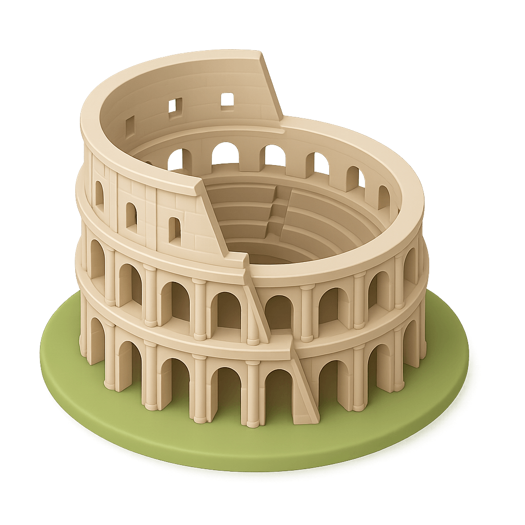 نماد ایتالیا (colosseum)